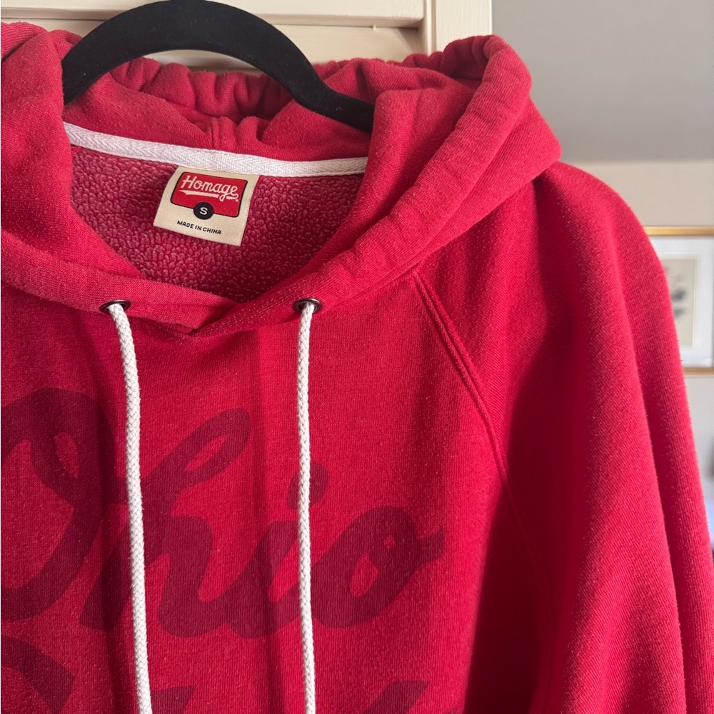 HOMAGE Ohio State Red Hoodie